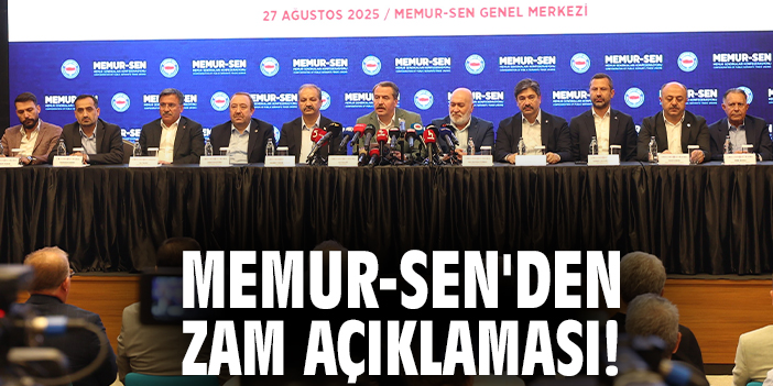 Memur-Sen'den zam açıklaması