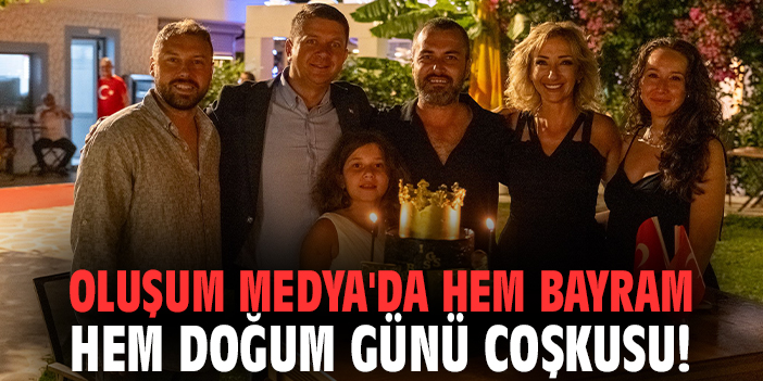Oluşum Medya'da hem bayram hem doğum günü coşkusu