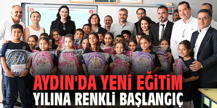Aydın'da yeni eğitim yılına renkli başlangıç