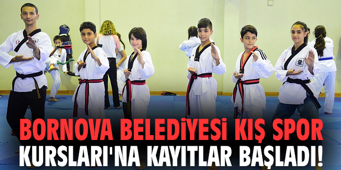 Bornova Belediyesi Kış Spor Kursları'na kayıtlar başladı!