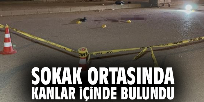 Sokak ortasında kanlar içinde bulundu