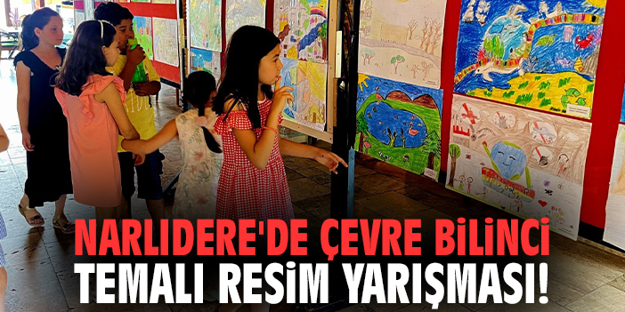 Narlıdere'de Çevre bilinci temalı resim yarışması