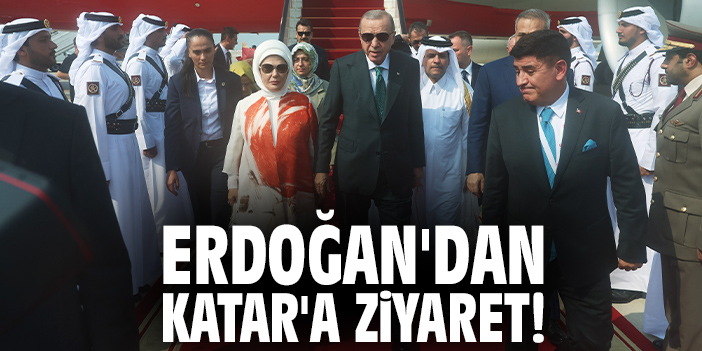 Erdoğan'dan Katar'a ziyaret!