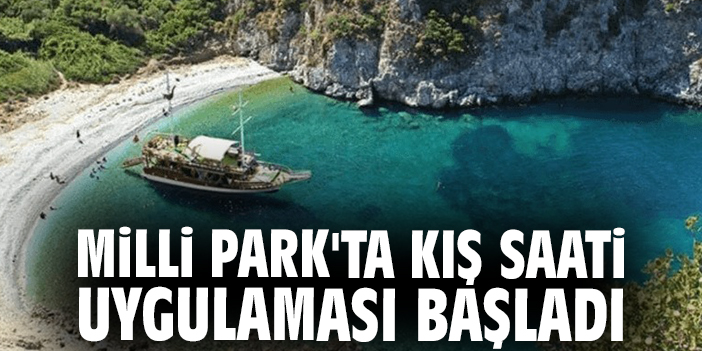 Milli Park'ta kış saati uygulaması başladı