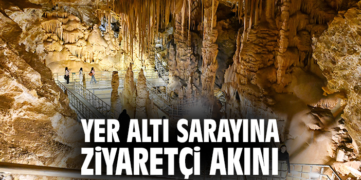 Yer altı sarayına ziyaretçi akını