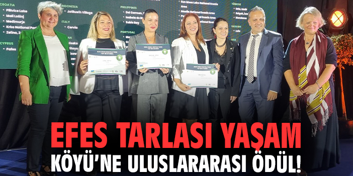 Efes Tarlası Yaşam Köyü’ne uluslararası ödül!