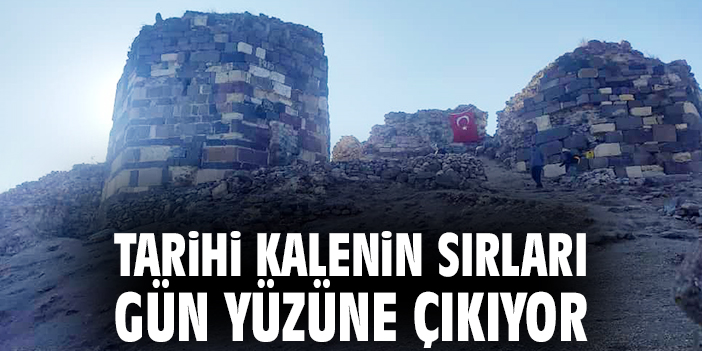 Tarihi kalenin sırları gün yüzüne çıkıyor
