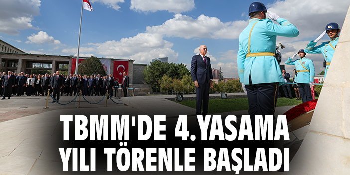TBMM'de 4.yasama yılı törenle başladı