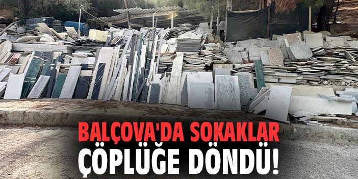 Balçova'da sokaklar çöplüğe döndü: Vatandaş tepkili!