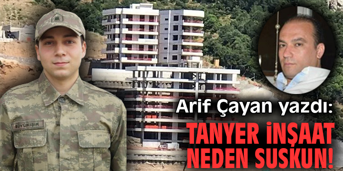 Tanyer İnşaat neden suskun!