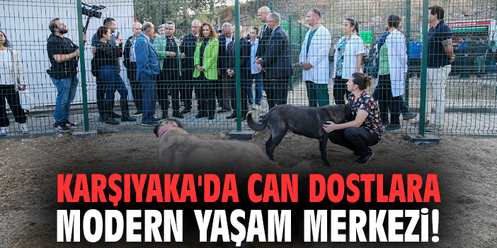 Karşıyaka'da can dostlara modern yaşam merkezi!