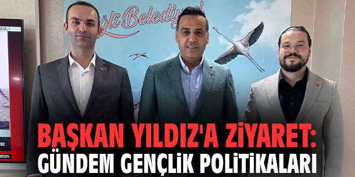 Başkan Yıldız'a ziyaret: Gündem gençlik politikaları