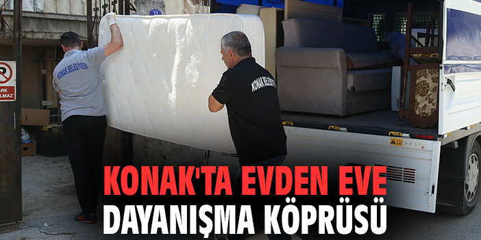 Konak'ta evden eve dayanışma köprüsü