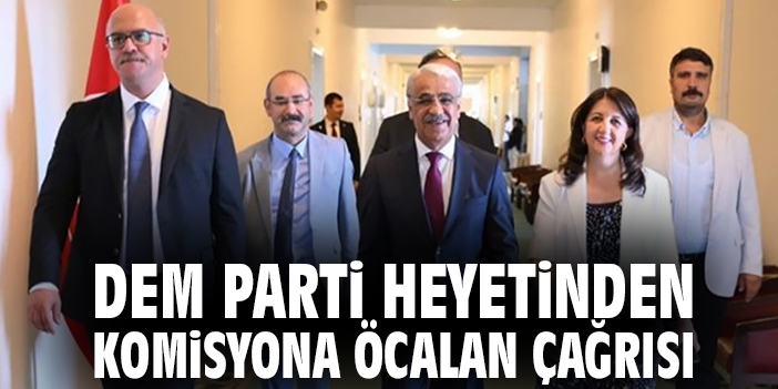 DEM Parti heyetinden Komisyona Öcalan Çağrısı