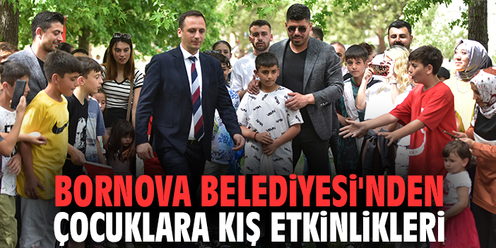 Bornova Belediyesi'nden çocuklara kış etkinlikleri