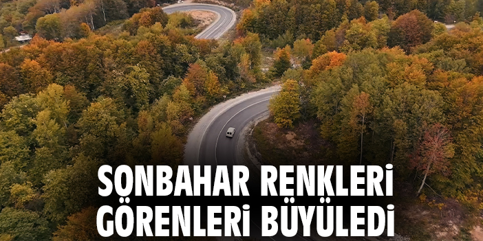 Sonbahar renkleri görenleri büyüledi