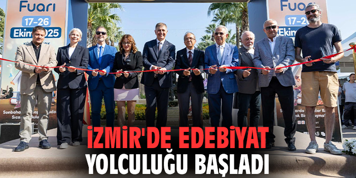İzmir'de edebiyat yolculuğu başladı