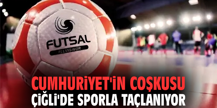 Cumhuriyet'in coşkusu Çiğli'de sporla taçlanıyor