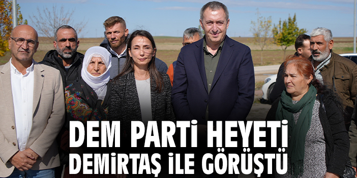 DEM Parti heyeti Demirtaş ile görüştü