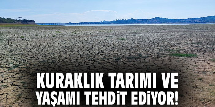 Kuraklık tarımı ve yaşamı tehdit ediyor!