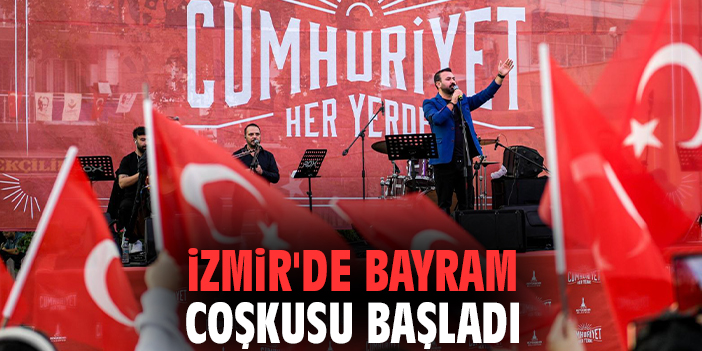 İzmir'de bayram coşkusu başladı