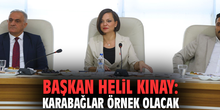 Başkan Helil Kınay: Karabağlar örnek olacak