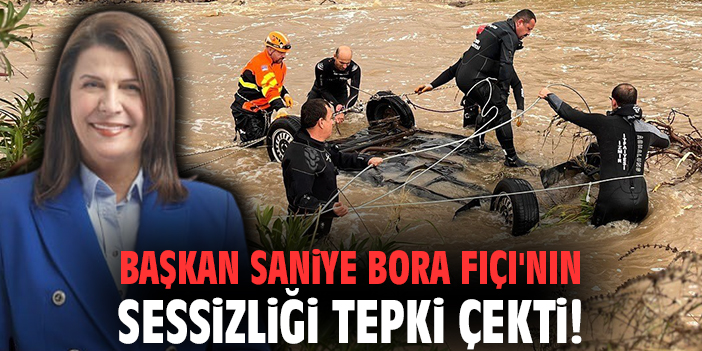 Başkan Saniye Bora Fıçı'nın sessizliği tepki çekti!