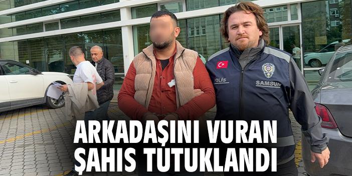 Arkadaşını vuran şahıs tutuklandı