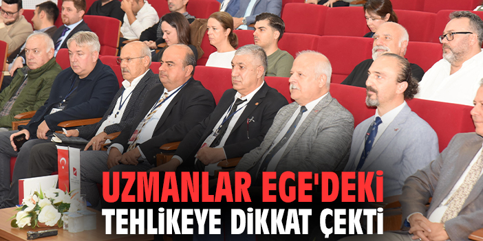 Uzmanlar Ege'deki tehlikeye dikkat çekti