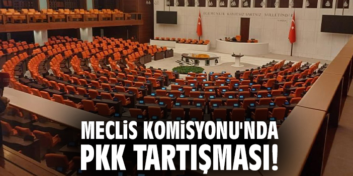 Meclis Komisyonu'nda PKK tartışması!