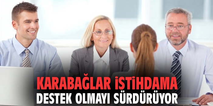 Karabağlar istihdama destek olmayı sürdürüyor