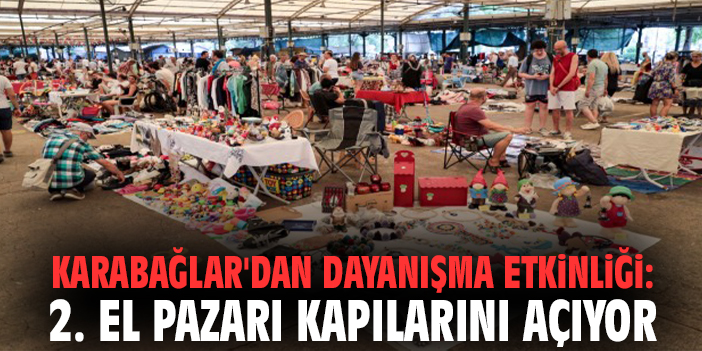 Karabağlar'dan dayanışma etkinliği: 2. El Pazarı kapılarını açıyor