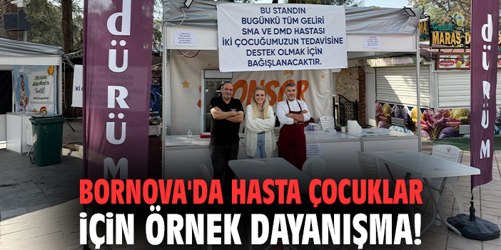Bornova'da hasta çocuklar için örnek dayanışma!