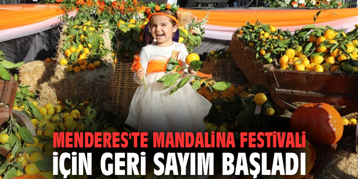 Menderes'te Geleneksel Mandalina Festivali için geri sayım başladı