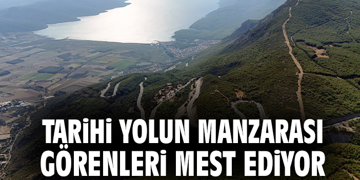 Tarihi yolun manzarası görenleri mest ediyor