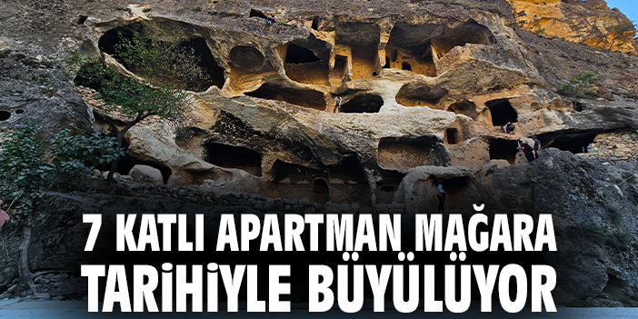 7 katlı apartman mağara tarihiyle büyülüyor