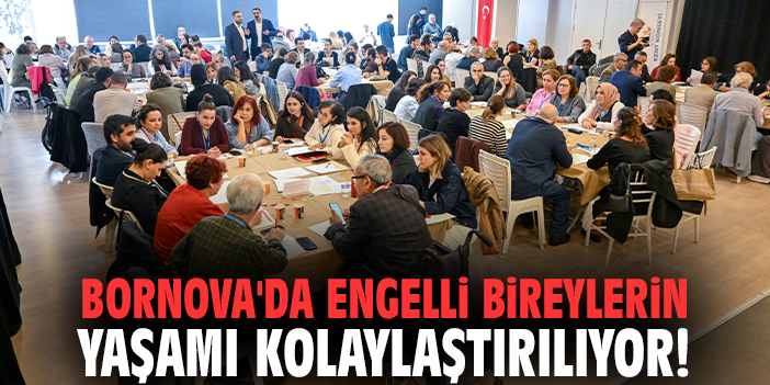 Bornova'da engelli bireylerin yaşamı kolaylaştırılıyor!