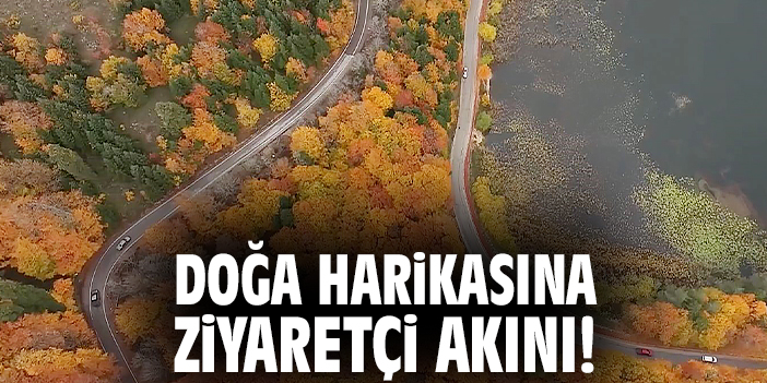 Doğa harikasına ziyaretçi akını!