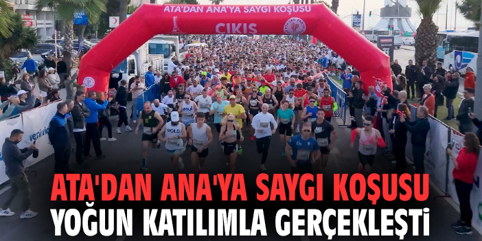 Karşıyaka'da Ata'dan Ana'ya Saygı Koşusu yoğun katılımla gerçekleşti