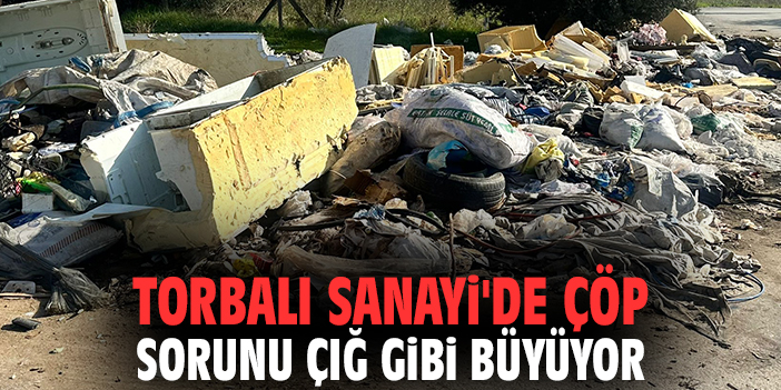 Torbalı Sanayi'de çöp sorunu çığ gibi büyüyor