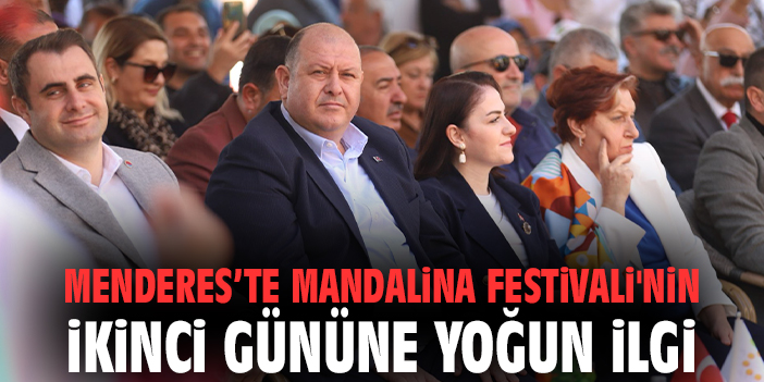 Menderes'te Mandalina Festivali'nin ikinci gününe yoğun ilgi