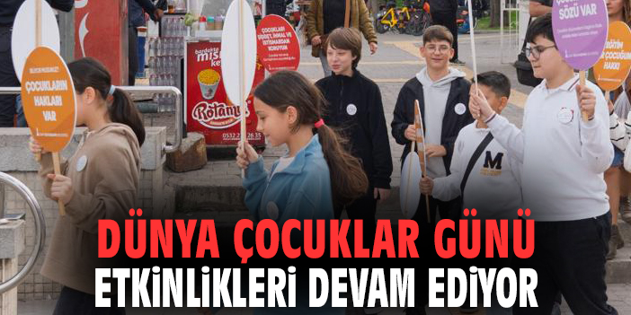 'Dünya Çocuk Hakları Günü' etkinlikleri sürüyor