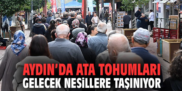 Aydın'da Ata tohumları gelecek nesillere taşınıyor