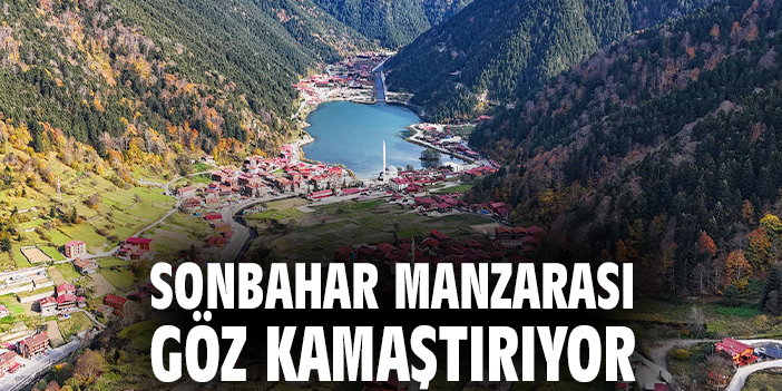 Sonbahar manzarası göz kamaştırıyor
