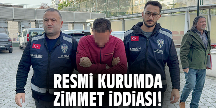 Resmi kurumda zimmet iddiası!