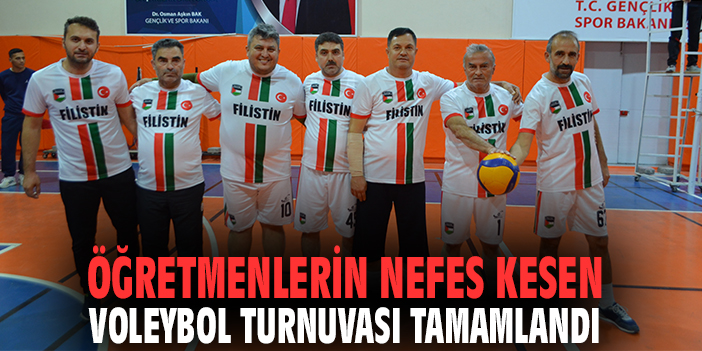 Öğretmenlerin turnuvası tamamlandı