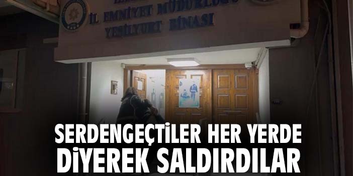 "Serdengeçtiler her yerde" diyerek saldırdılar