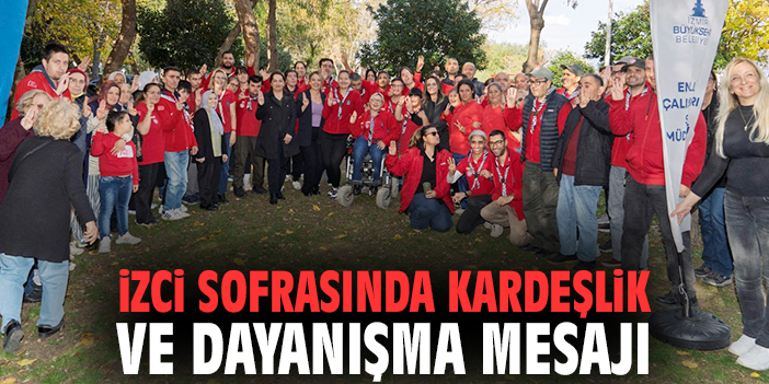 İzci sofrasında kardeşlik ve dayanışma mesajı