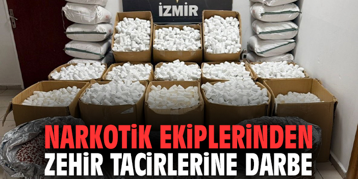 Narkotik ekiplerinden zehir tacirlerine darbe