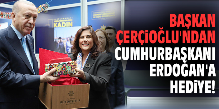 Başkan Çerçioğlu'ndan Cumhurbaşkanı Erdoğan'a hediye!